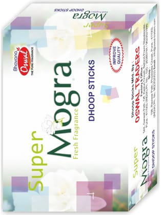 SUPER MOGRA - Packaging-Dhoop Sticks,Fragrance-Mogra