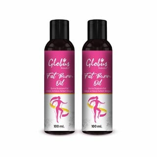 Globus Remedies Fat Burn Oil Anticellulite Slimming Oil for Body Shaping 100ml Set of 2