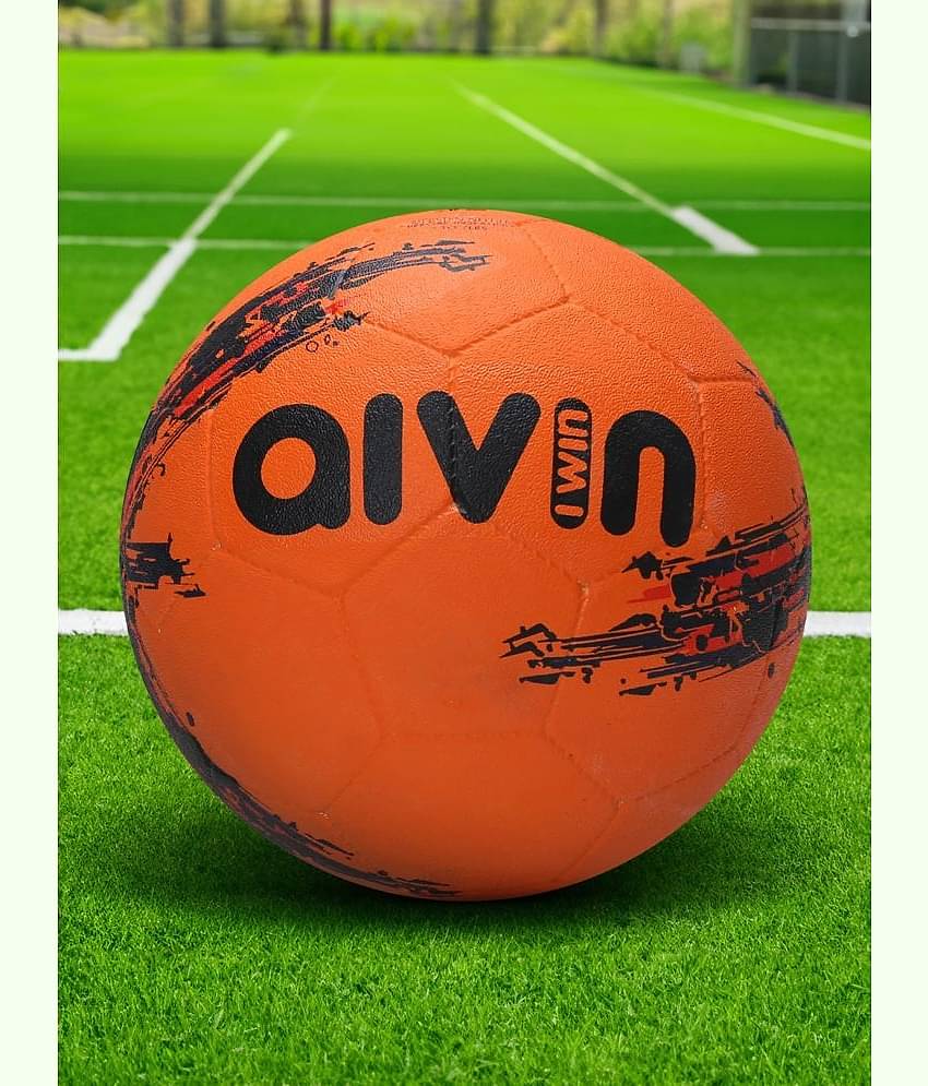Aivin Orange Rubber Football ( Pack of 1 )