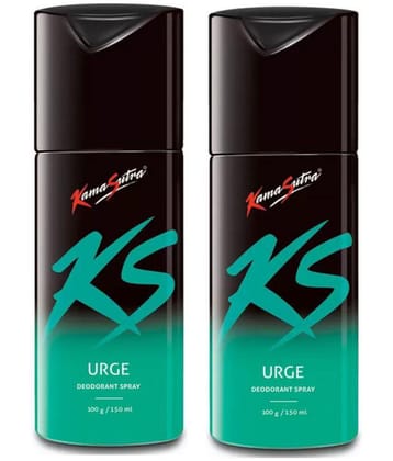 KamaSutra - Deodorant Spray for Unisex 300ML ( Pack of 2 )