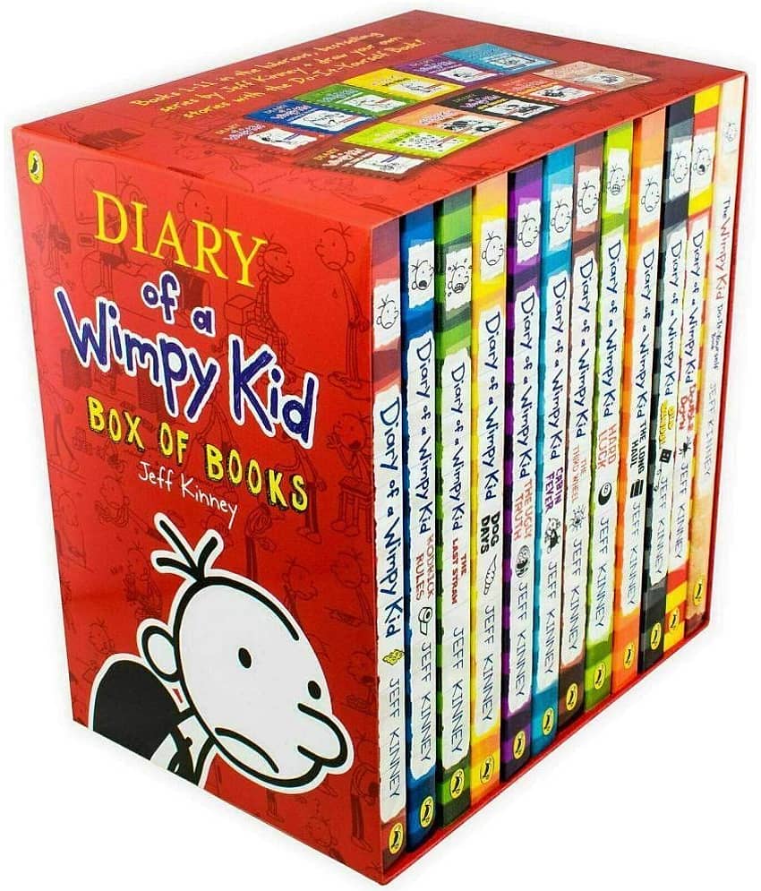 Diary Of A Wimpy Kid Series Collection 12 Books Set  (Paperback, Jeff)