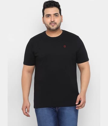 Urbano Plus Pack of 1 Cotton Regular Fit Men's T-Shirt ( Black )