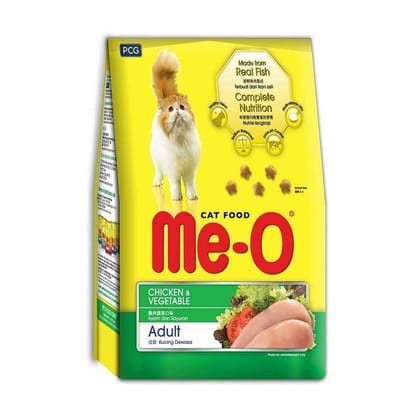 Me-O Cat Dry Food Adult Chicken And Vegetable 450g