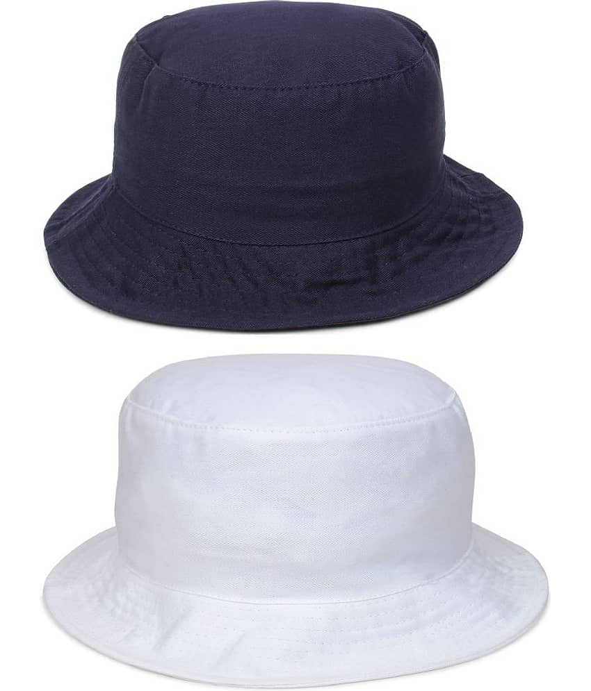 Zacharias - Multi Color Cotton Men's Hat ( Pack of 2 )