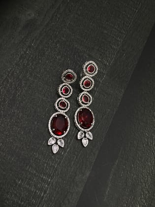 White Stone Earring 1431