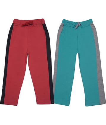 Dollar Champion Kidswear Pack of 2 Boys Cotton Trackpant ( Multicolor )