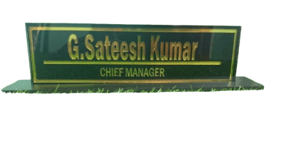 Personalized Acrylic Name Board