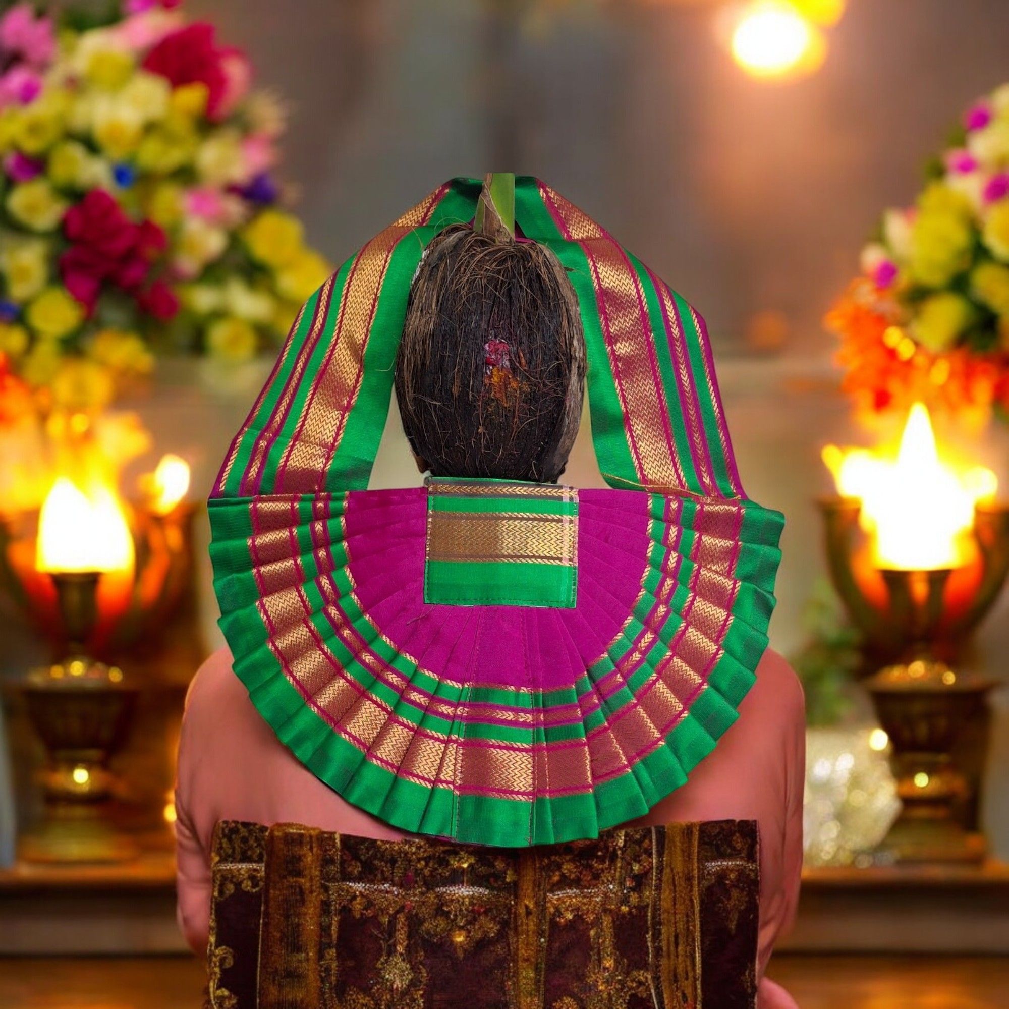 Kalash Saree | Traditional Maharashtrian Saree | Elegant Festive & Religious Occasion Wear