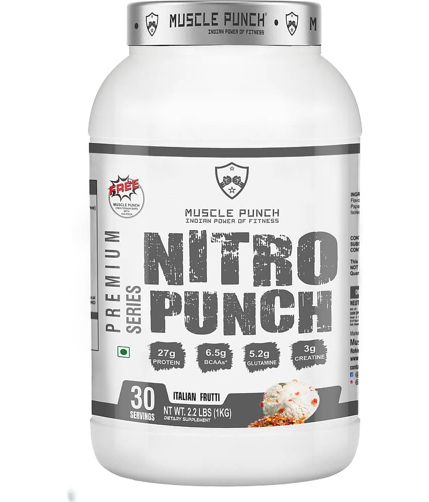 Muscle Punch | Nitro Punch 100% Whey Isolate – CREATINE LOADED 1 kg