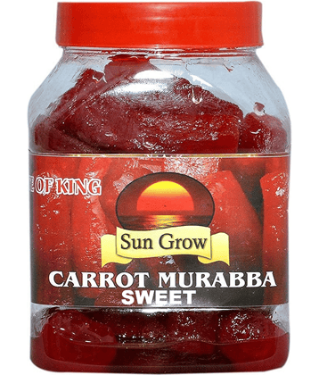 Sun Grow Home Made, Sweet Organic Carrot Murabba, Palm Good for Blood Circulation Pickle 1 kg