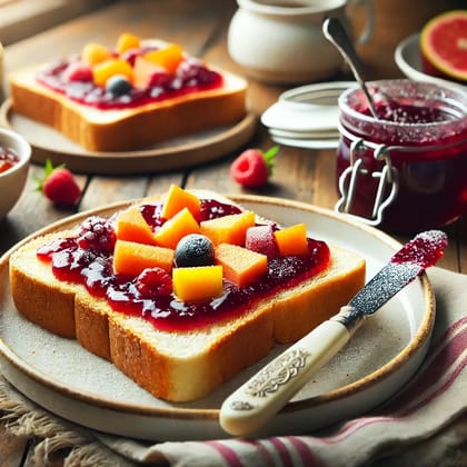 Mix Fruit Jam Slice