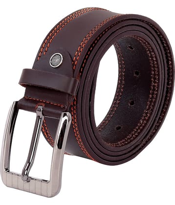 Leather World - Leather Men's Casual Belt ( Pack of 1 )