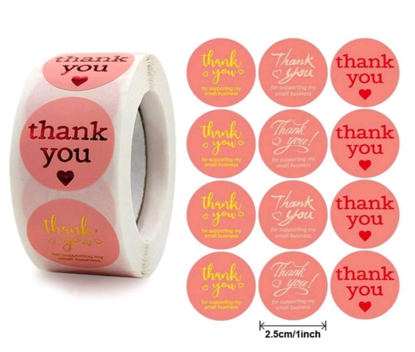 Thank You Stickers - cdta08
