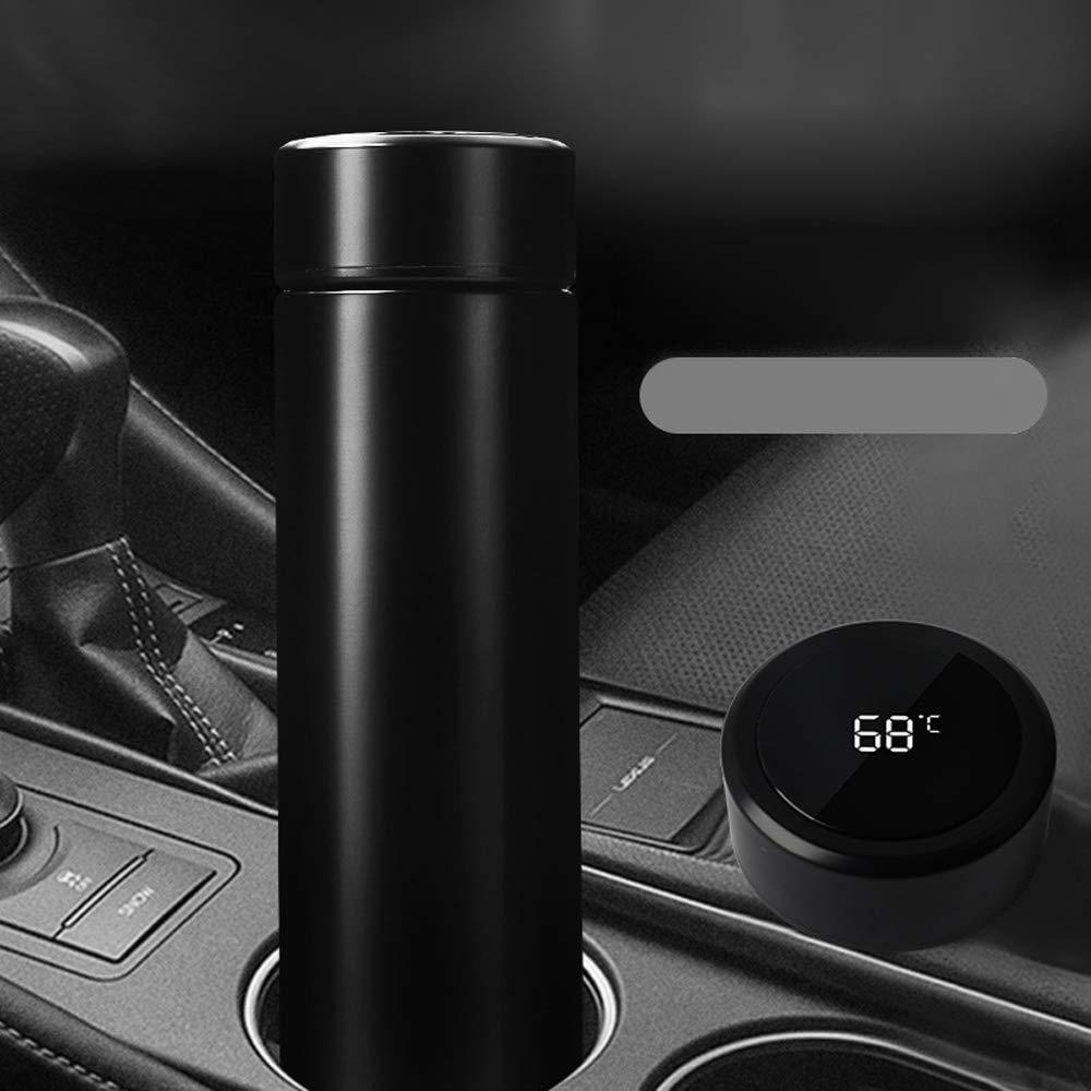 Smart Vacuum Flask with LED Temperature Display, Stainless Steel Thermos Water Bottle, Coffee Mug, Travel Tumbler-500ml