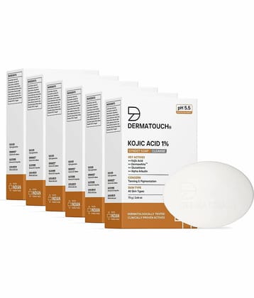 Dermatouch Skin Whitening Soap for All Skin Type ( Pack of 6 )