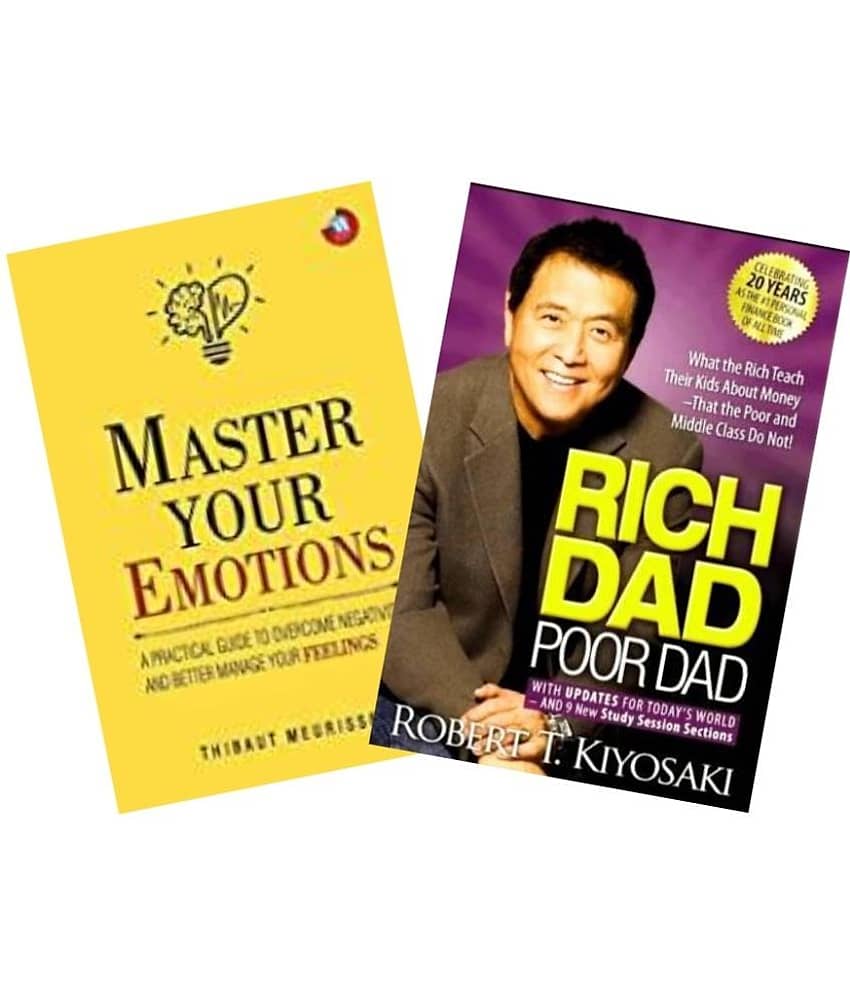 Master Your Emotions + Rich Dad Poor Dad (English, Paperback )