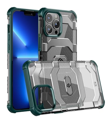 Explorer Series [Certified Military Grade Protection] Back Cover for Apple iPhone 13 Pro Max, 6.7 inch, Military Green