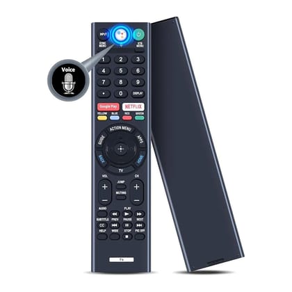Voice Replacement Remote for Sonyy and Bravia TVs  Compatible with All Sony 4K UHD, LED, LCD, HD Smart TVs, and Android TV Models.