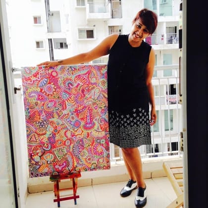 When Colors Speak Canvas Print 27X36 inches