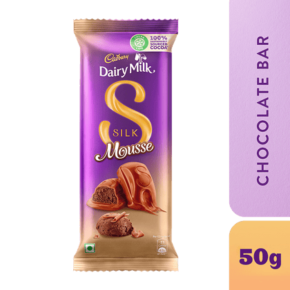 Cadbury Dairy Milk Silk Dairy Milk Silk Mousse - Chocolate Bar, 50 g