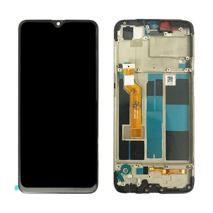 LCD Display Folder with Touch Screen for OPPO F9 Pro Black with Frame (TFT)