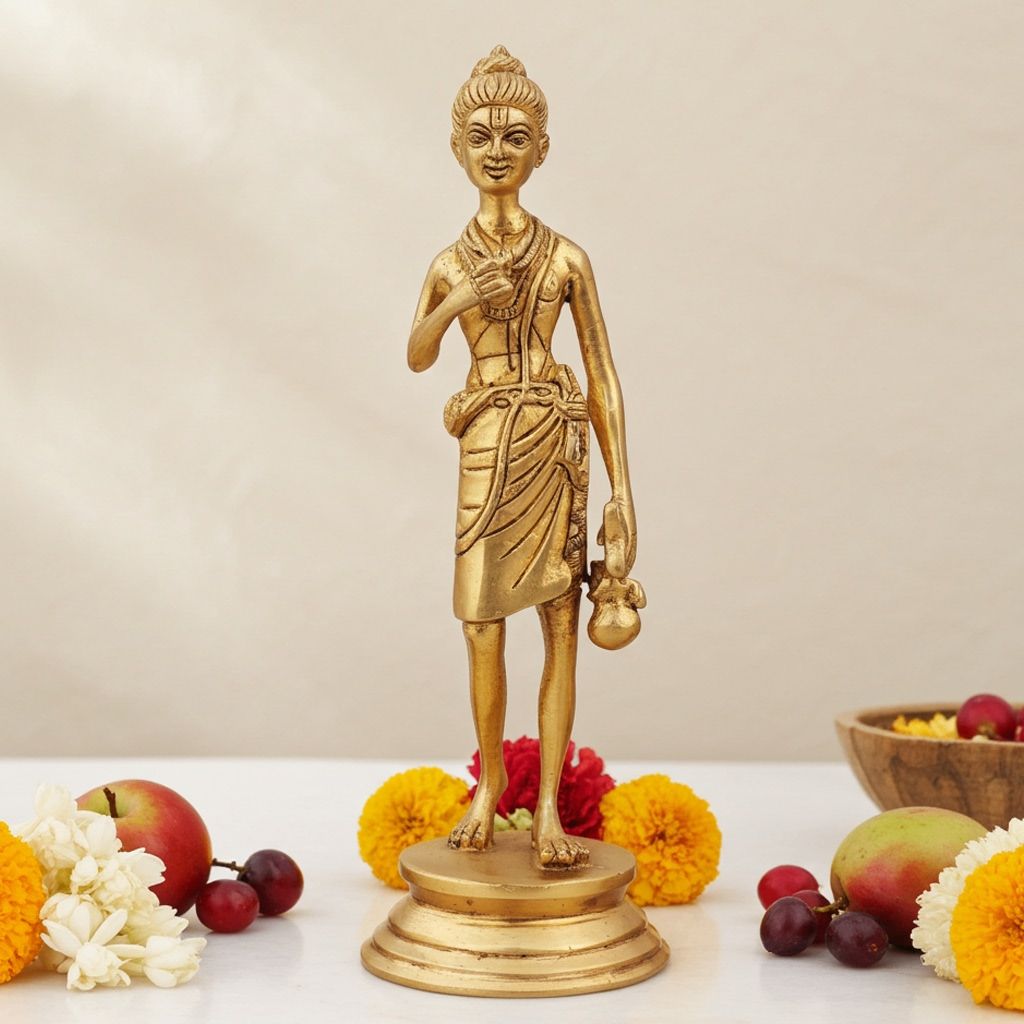 Brass Showpiece Neelkanth Varni God Idol Statue (BSMAS1694 C)