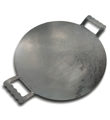 MADURAI ARTISANS CLUB  - pure IRON TAWA, IRON DOSA TAWA, ROTI TAWA - 11 INCH  APPROX, FLAT MODEL