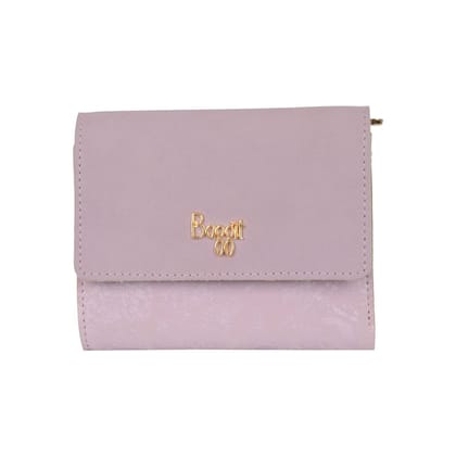 BARISH WALLETS 3 FOLD S LILAC