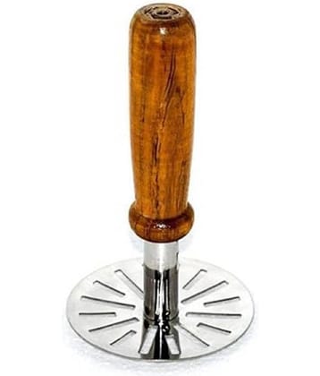 VillWin Silver Stainless Steel Potato Masher ( Pack of 1 )