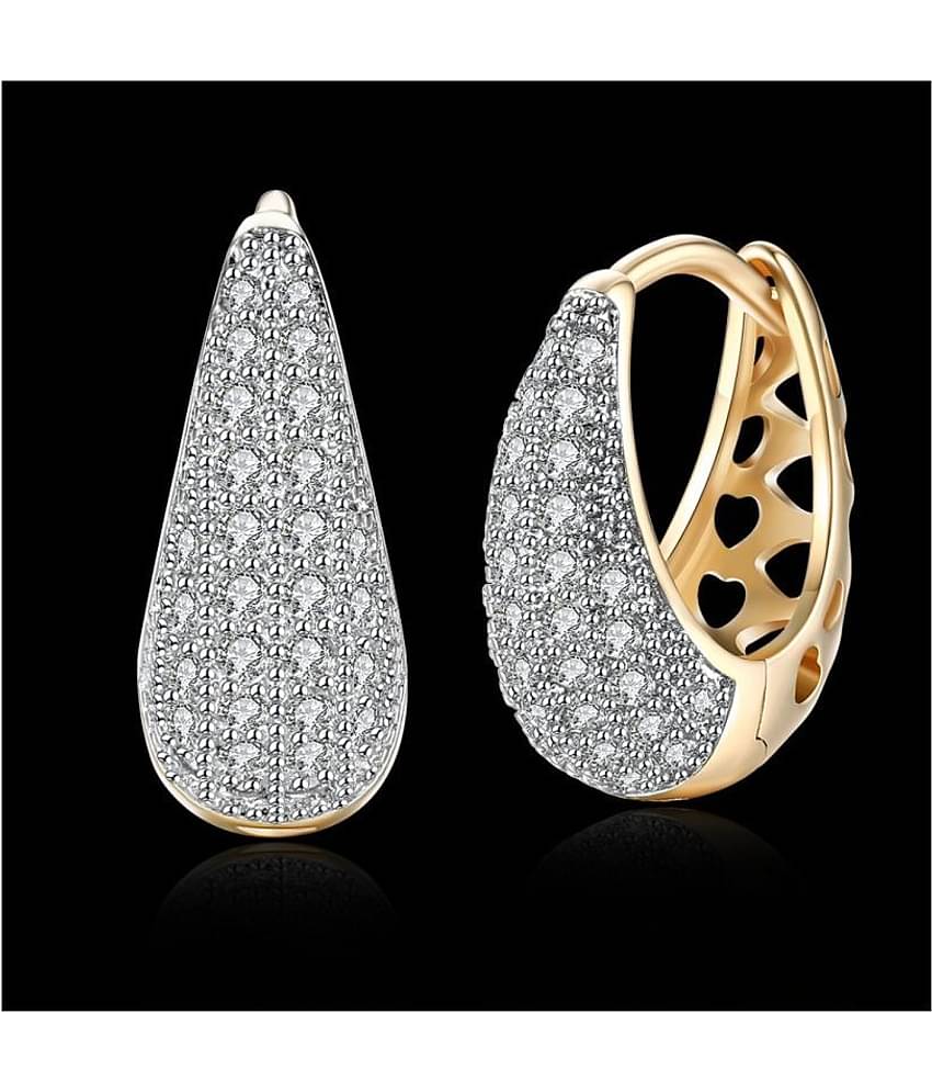 YouBella Crystal Gold Plated Jewellery stylish Latest Design Style 2 Gold Earrings for Girl's and Women's