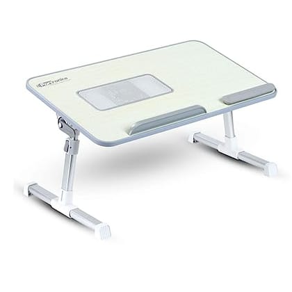 Portronics My Buddy Plus Adjustable Laptop Table (Grey)
