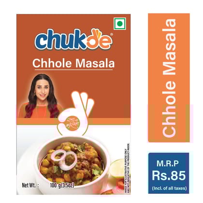 Chukde Spices Chhole Masala Powder 100gm