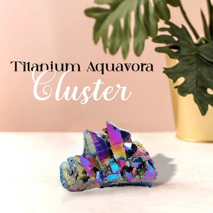 Titanium Aquavora Cluster-Approx 910 gms