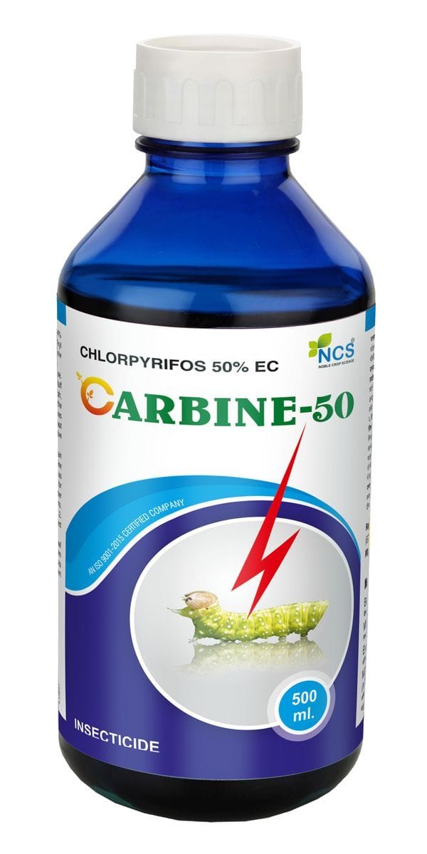 Carbine 50 - Chlorpyrifos 50% EC Insecticide 1L - 1 L - 1 L - Chlorpyrifos 50% EC