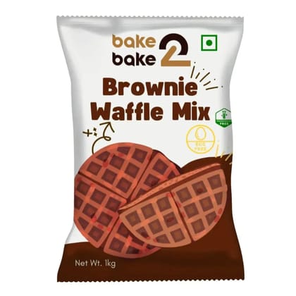 Brownie Waffle Premix 1Kg - Bake2Bake by TheBakingTools (Eggless) (No COD)