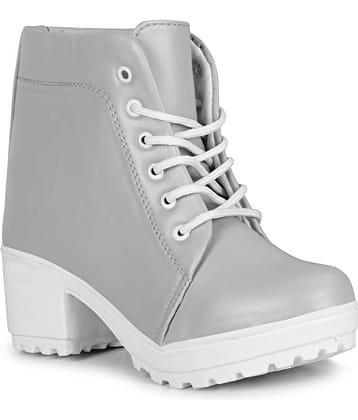 Commander - Gray Women's Ankle Length Boots