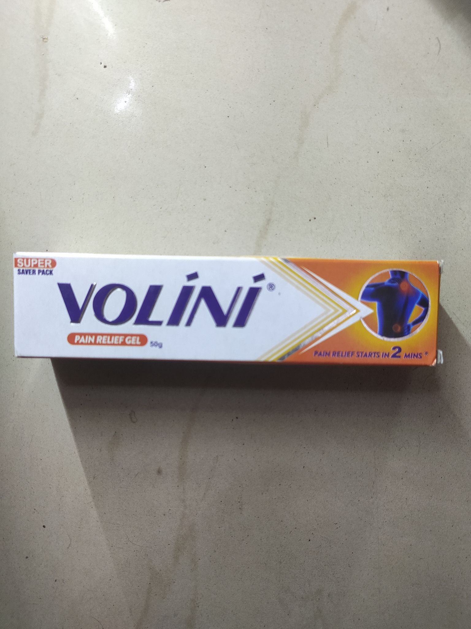 Volini Pain relief gel starts in 2 mins 