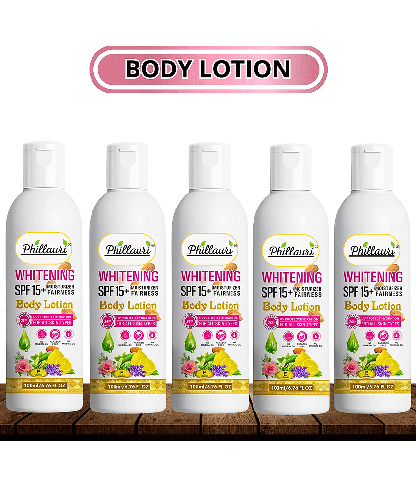 Phillauri - Moisturizing Lotion For All Skin Type 500 ml ( Pack of 5 )