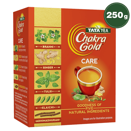 Tata Tea Chakra Gold Care, 250 g Carton Tata Tea Chakra Gold Care, 250 g Carton