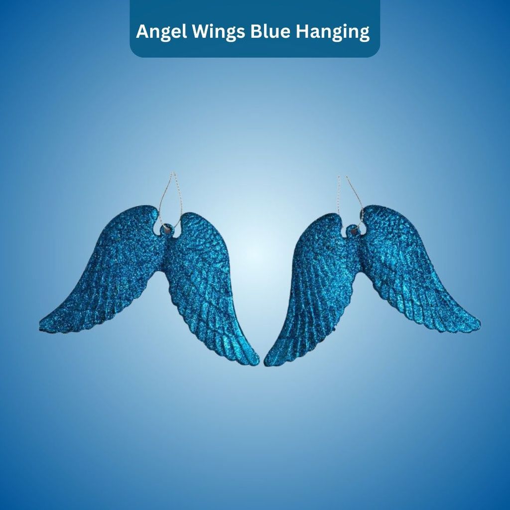 Angel Wings Hanging Blue - 2PC - Party and Festive Needs | Buy online on ZillyBuy