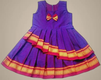 MOM AND ME FASHION Purple Frock (4-5 Years) | Premium Cotton | Festive & Party Wear MOM AND ME FASHION Purple Frock (4-5 Years) | Premium Cotton | Festive & Party Wear
