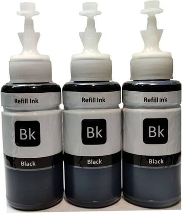 TEQUO 664 Ink For L355 Black Pack of 3 Cartridge for L220/ L550/ L355/ L110/ L210/ L300/ L360/ L350/ L380/ L100/ L200/ L565/ L555/ L130/ L1300 and more.