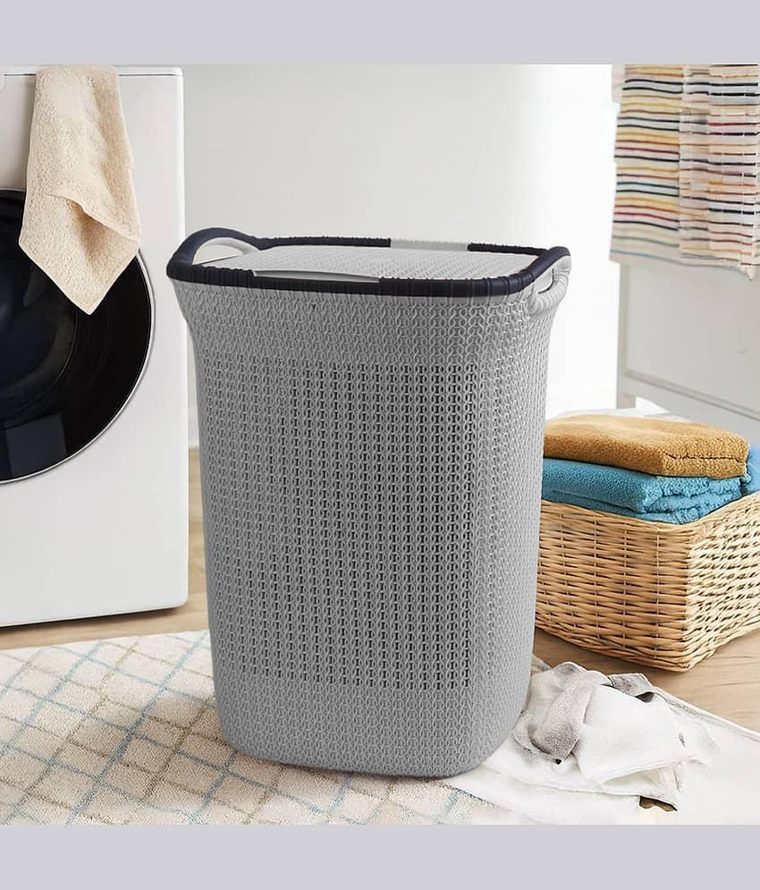 PrettyKrafts Grey Laundry Bags ( Pack of 1 )