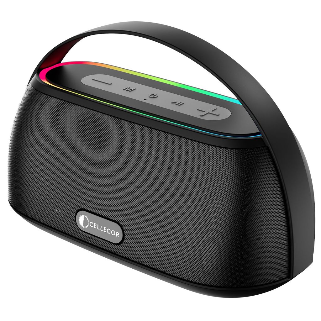 Cellecor CLB-60 | 10 Hr Playtime | BT-v5.3 | 2600mAH | Water Resistant 10 W Bluetooth Speaker-Black
