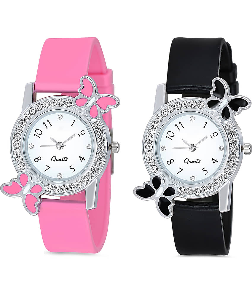 Trex Black Silicon Analog Womens Watch