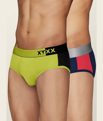 XYXX Pack of 2 Modal Briefs For Men's ( Multicolor ) XYXX Pack of 2 Modal Briefs For Men's ( Multicolor )
