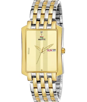 Hemt Gold Metal Analog Men's Watch