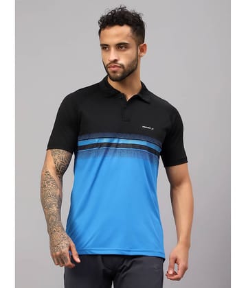 Vector X Black Polyester Regular Fit Men's Sports Polo T-Shirt ( Pack of 1 )