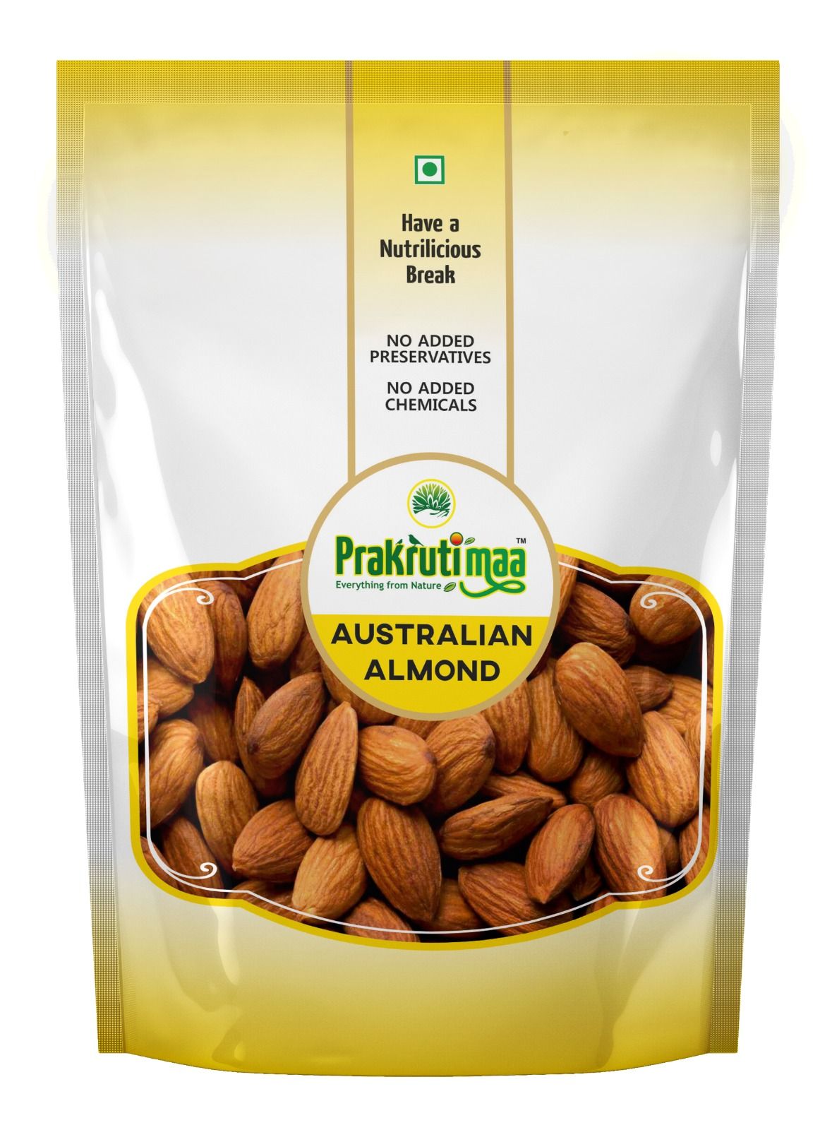 Prakrutimaa Australian Almonds (250g) | Premium & Crunchy