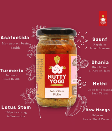 Nutty Yogi Lotus Stem Pickle 200 g